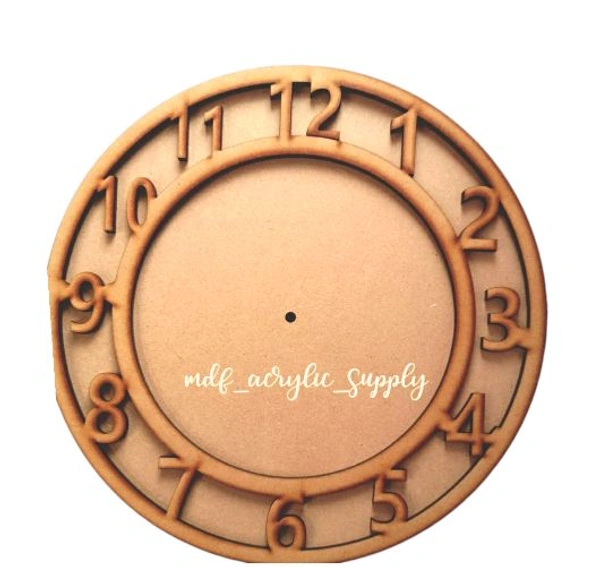 Mdf Clock Base - 15"