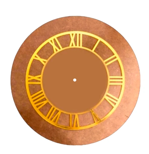 Mdf- Acrylic Clock - 12"