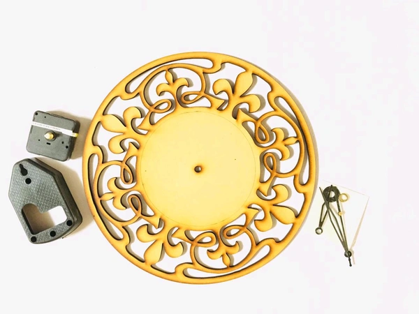 Design Mdf Clock With Machine - 12"