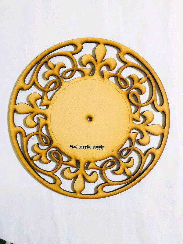 Design Mdf Clock With Machine - 15"