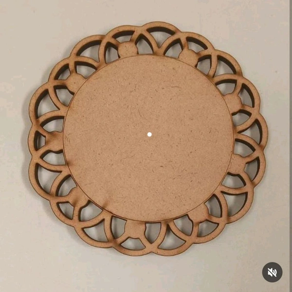 Designer Mdf Clock - 18"