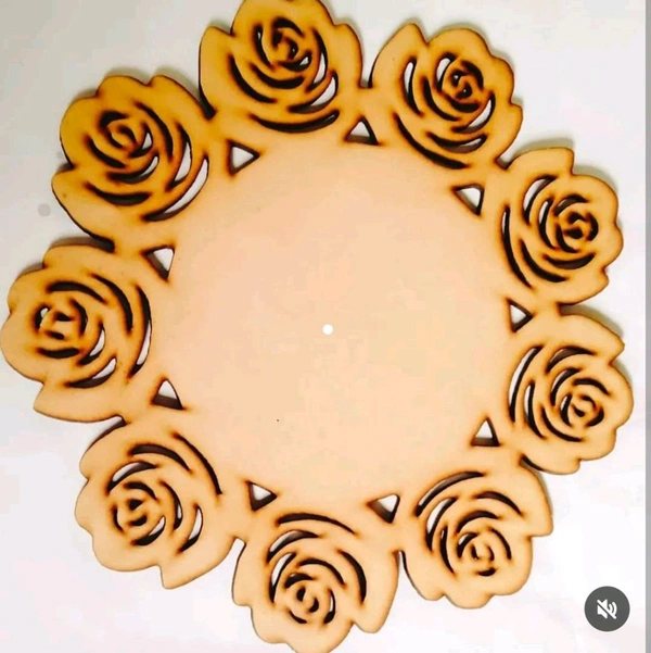 Designer Mdf Clock - 18"