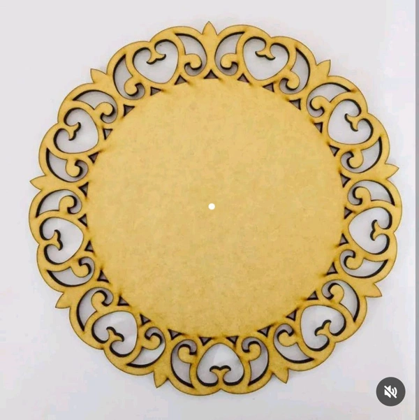 Designer Mdf Clock - 12"