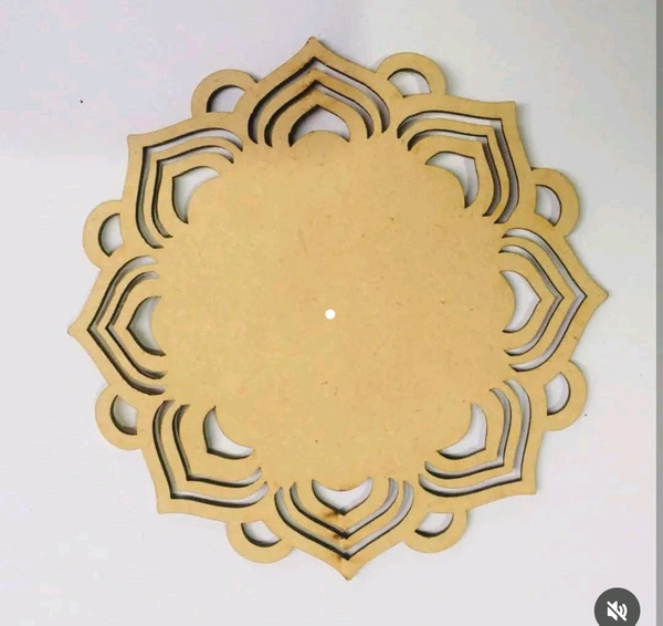 Designer Mdf Clock - 12"