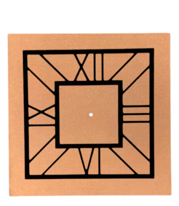 Mdf- Acrylic Clock - 12"