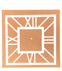 Mdf- Acrylic Clock - 12"