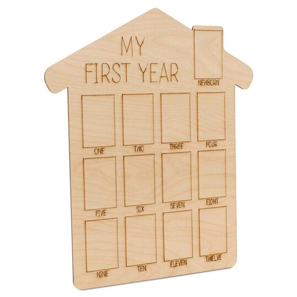 Birchwood Baby 1 Year Photo Frame