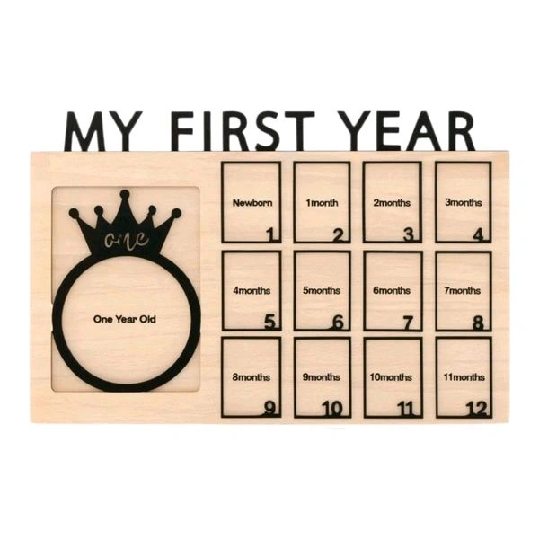 Baby Birth One Year Frame - 18/13"