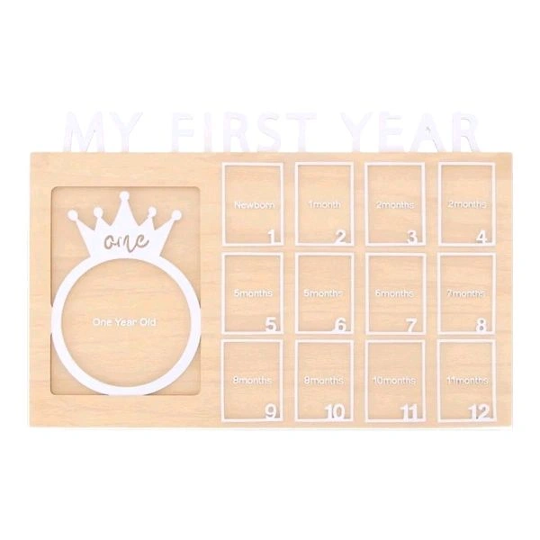 Baby Birth One Year Frame - 18/13"