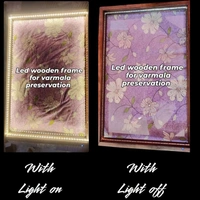 LED Teakwood Preservation Frame - Acrylic Base - 15/15/1"