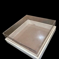 Pinewood Acrylic Wedding Invitation Card Display Box - 12/12/4"