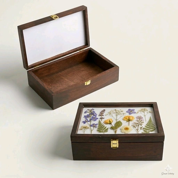 Teakwood Preservation Box - 12/8/4 Inches