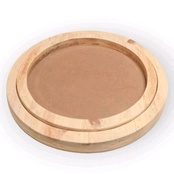 Pinewood Round Tray - 8inch