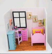 DIY Open Room Box/ Miniature Room Box:B2 - 10/10/10"