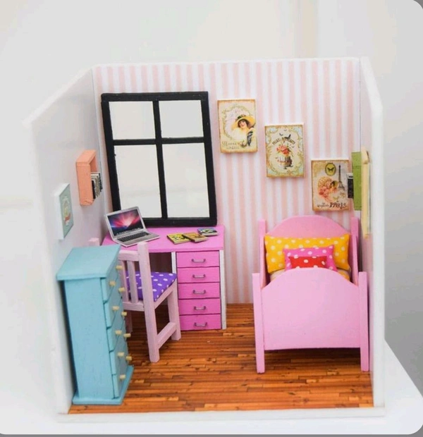 DIY Open Room Box/ Miniature Room Box:B2 - 10/10/10"