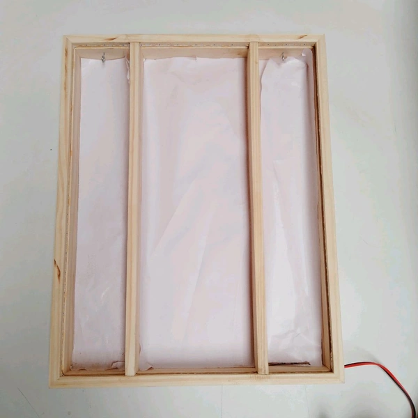 Pinewood LED 3 Part Frame - 18/14/2inch, Mdf Base