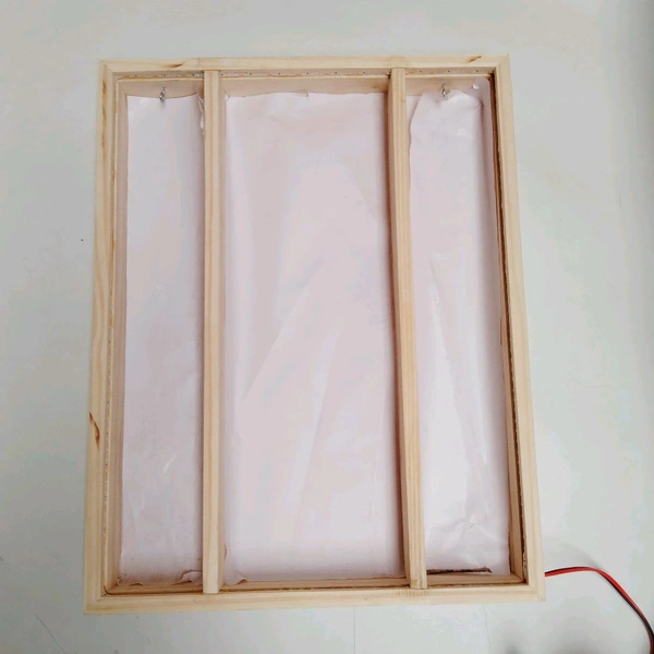 Pinewood LED 3 Part Frame - 18/14/2inch, Mdf Base
