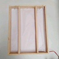 Pinewood LED 3 Part Frame - 24/18/2inch, Mdf Base