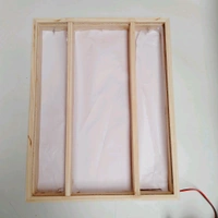 Pinewood LED 3 Part Frame - 24/18/2inch, Transparent Acrylic Base