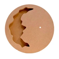 Geode/ Agate Flower Preservation Mdf Clock Base - 16 Inch, 40mm