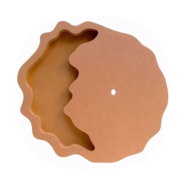 Geode/ Agate Flower Preservation Mdf Clock Base - 20", 40mm