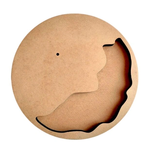 Geode/ Agate Flower Preservation Mdf Clock Base - 20", 24mm