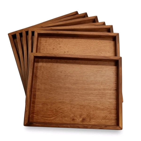 Walnut Finish Wooden Preservation Frame - 8/8 Inch