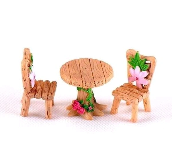 Miniature Chair Table Set Of 3 - 2 Sets