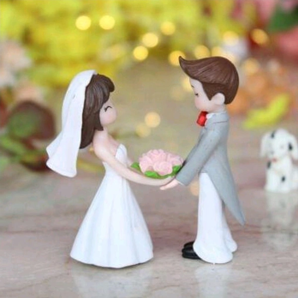 Miniature Wedding Couple Pair