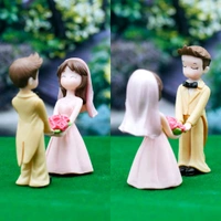 Miniature Wedding Couple Pair