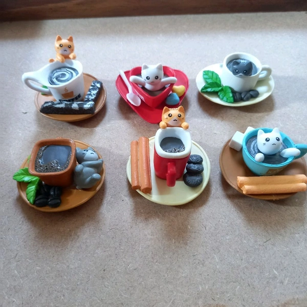 Cute Miniature Fridge Magnet-6 Pcs Set - 3 Sets