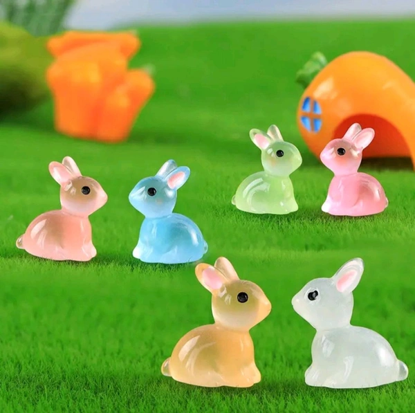 Glow In Dark Rabbit-8 Pcs