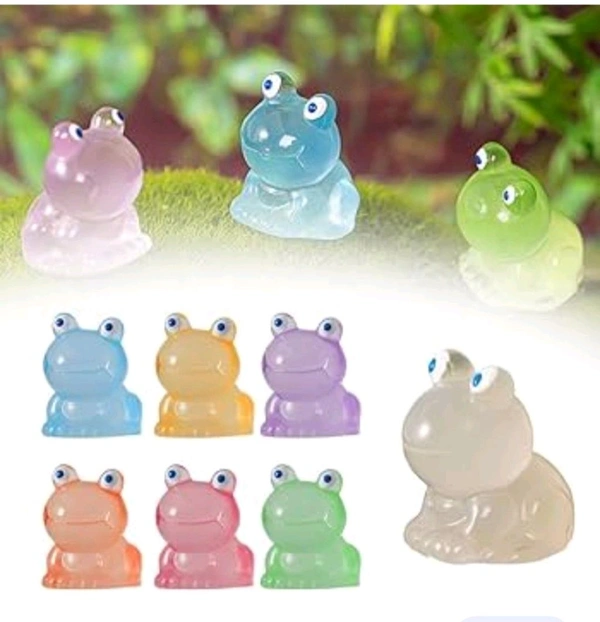 Glow In Dark Frogs-9 Pc