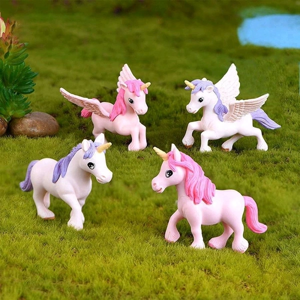 Miniature Cute Unicorn Set - 2 Pcs