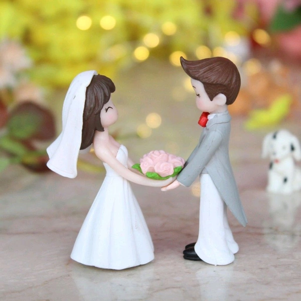 Miniature Wedding Couple Pair