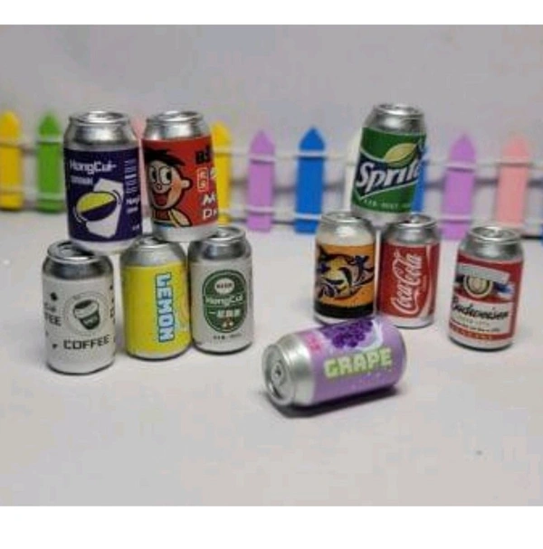 Soft Drink Cans  - 10 Pcs