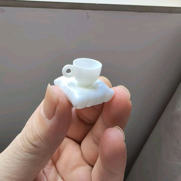 Miniature Cups & Saucer Pintestry  - 2 Sets (2 Cup+ 2 Saucer)