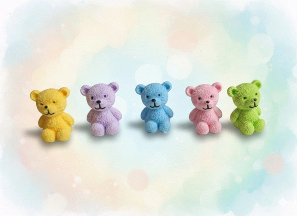 Miniature Teddy Bear 4 Pc
