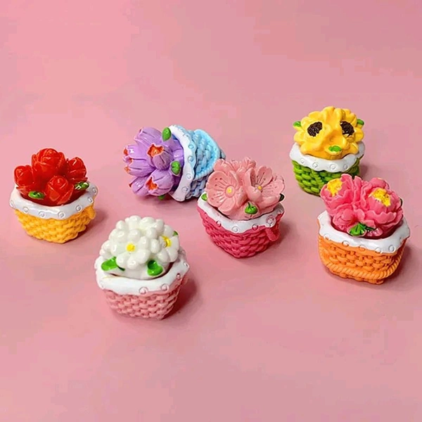 Miniature Flower Basket-3 Pc