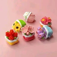 Miniature Flower Basket-3 Pc