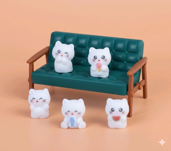 Miniature Cats - 5 pcs