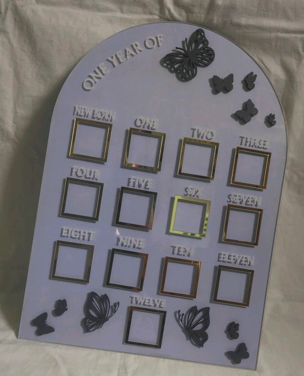 Baby One Year Birth Frame