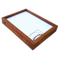 Teakwood/ Sagwan Shadow Box Frame, Display Box- Magnetic Closure - 4/4", 2" Height
