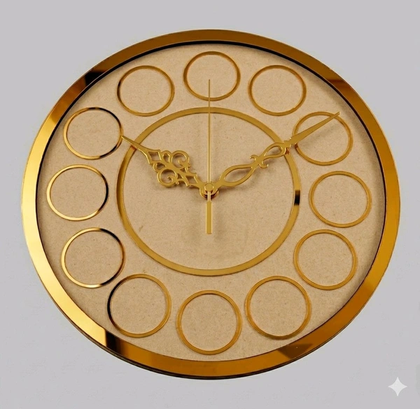 Baby Photo Clock Mdf Acrylic Base - 16 Inch