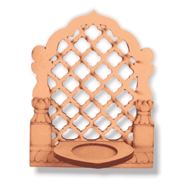 Mini Mdf Jharokha/ Diya Stand - 6/4/2.25", 10 pcs