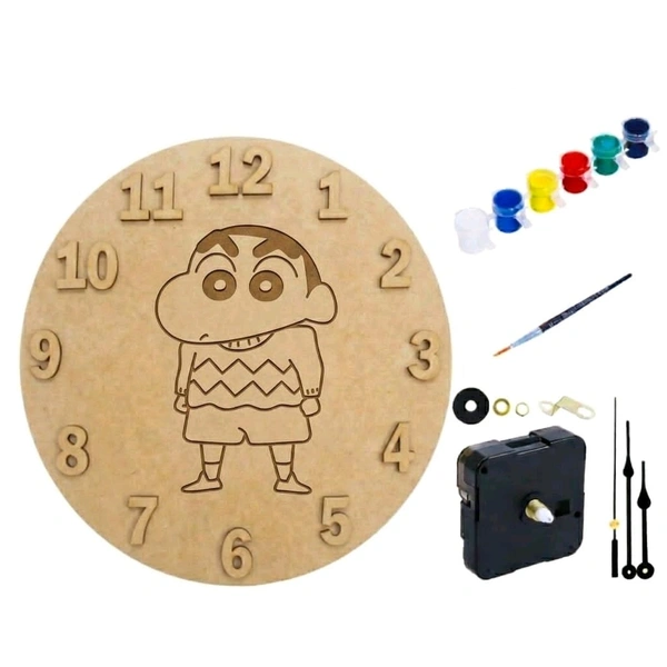 Kids clock DIY Kit-shinchan theme - 10 inch, 4+2.5 mm, 1 set