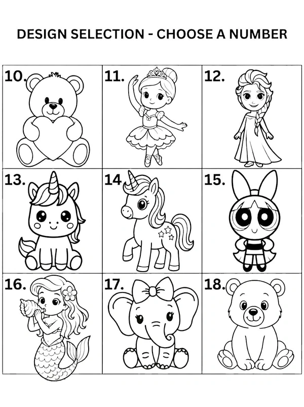 Kids clock DIY Kit-lady bug theme - 10 inch, 4+2.5 mm, 1 set