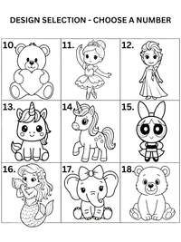 Kids DIY Kit nameboard-15 - 8inch, 4+2.5 mm, 5 sets