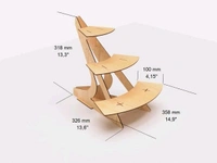 Curve Product Display Stand