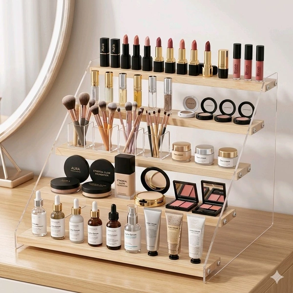 5 Tier Multi Purpose Product Display Stand/ Display Rack / Counter Product Riser